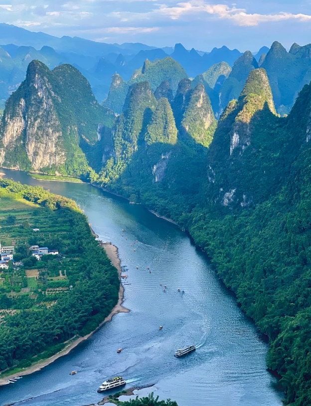 Li River bamboo raft