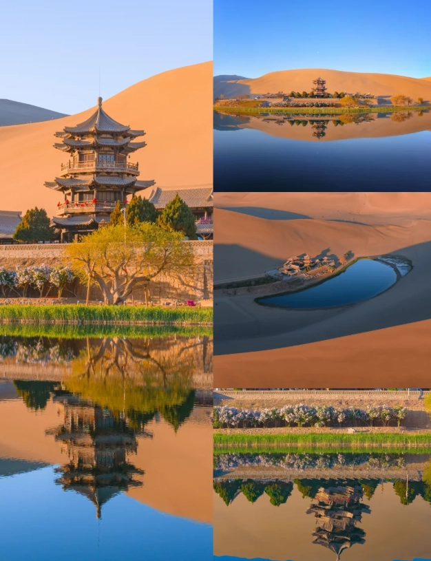 Dunhuang camel ride family Dunhuang camel ride family
