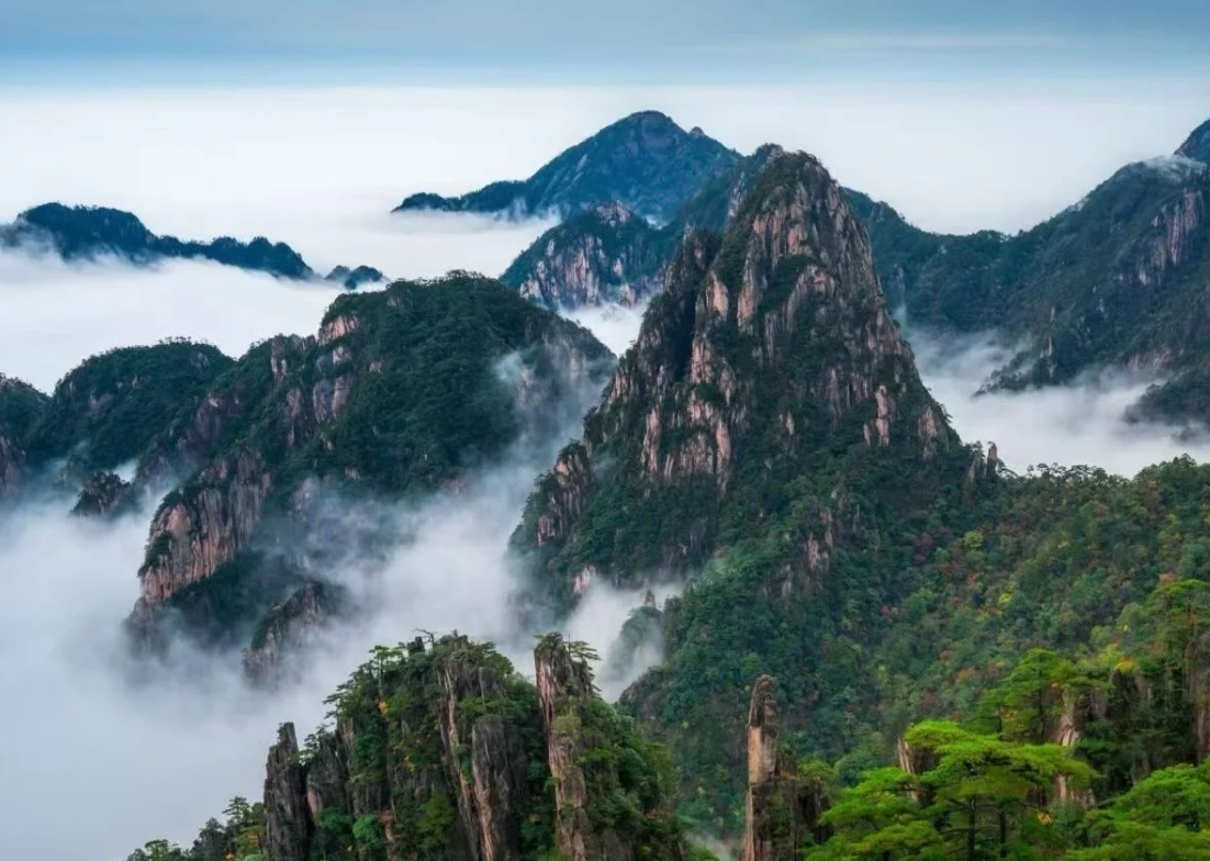 Huangshan scenic area