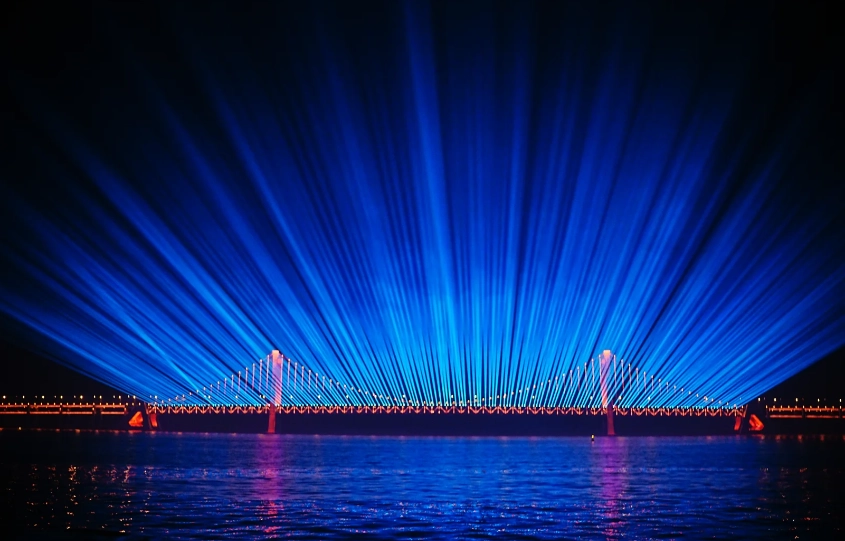 Xinghai Square night Xinghai Square night