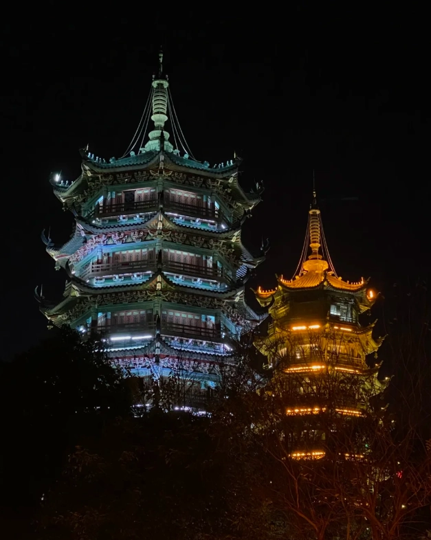 night markets in guangxi