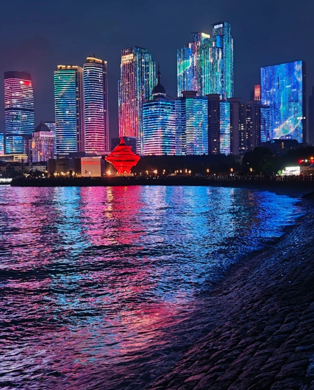 Qingdao at night Qingdao at night