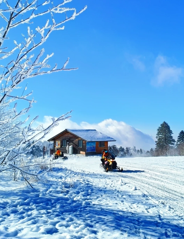 Jilin rime ice photography Jilin rime ice photography