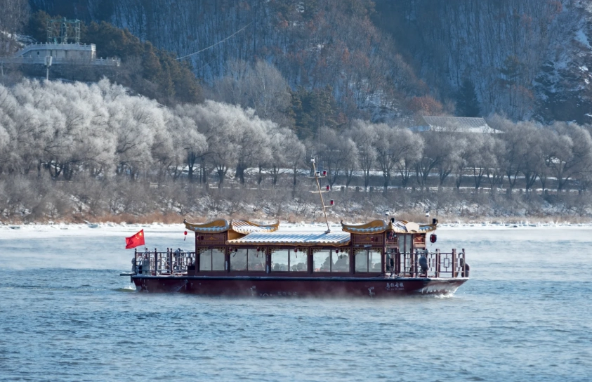Jilin rime ice viewing Jilin rime ice viewing